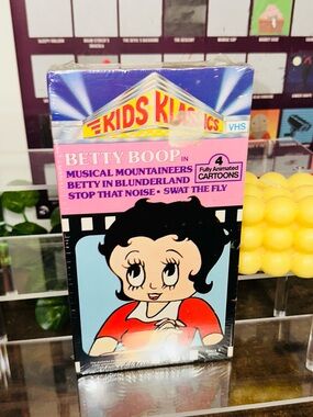 Vintage Betty Boop Cartoon VHS Tape Sealed